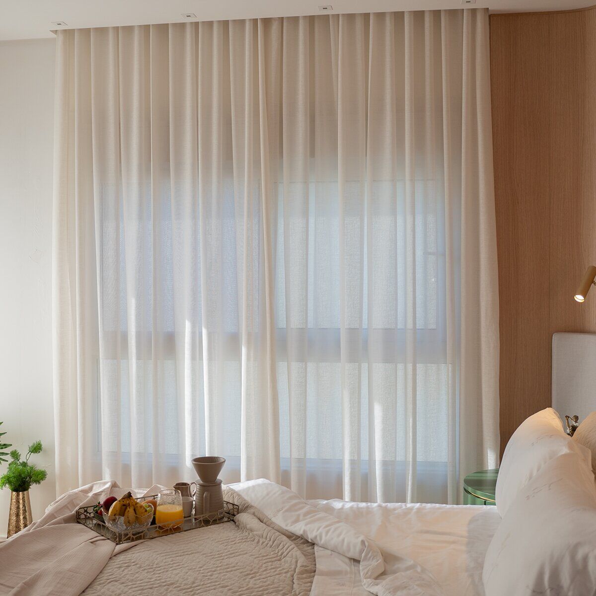 Cortina Linho Off-White