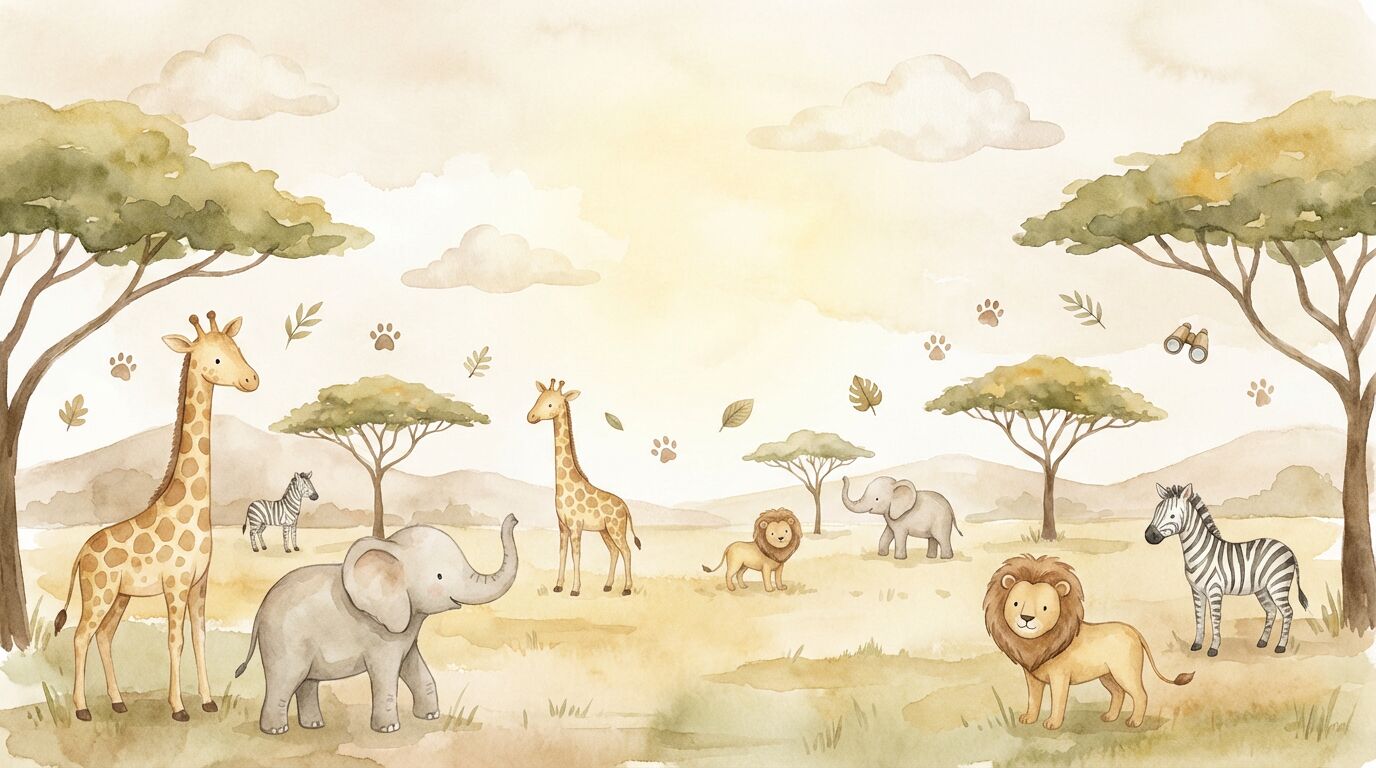 Papel de Parede Safari