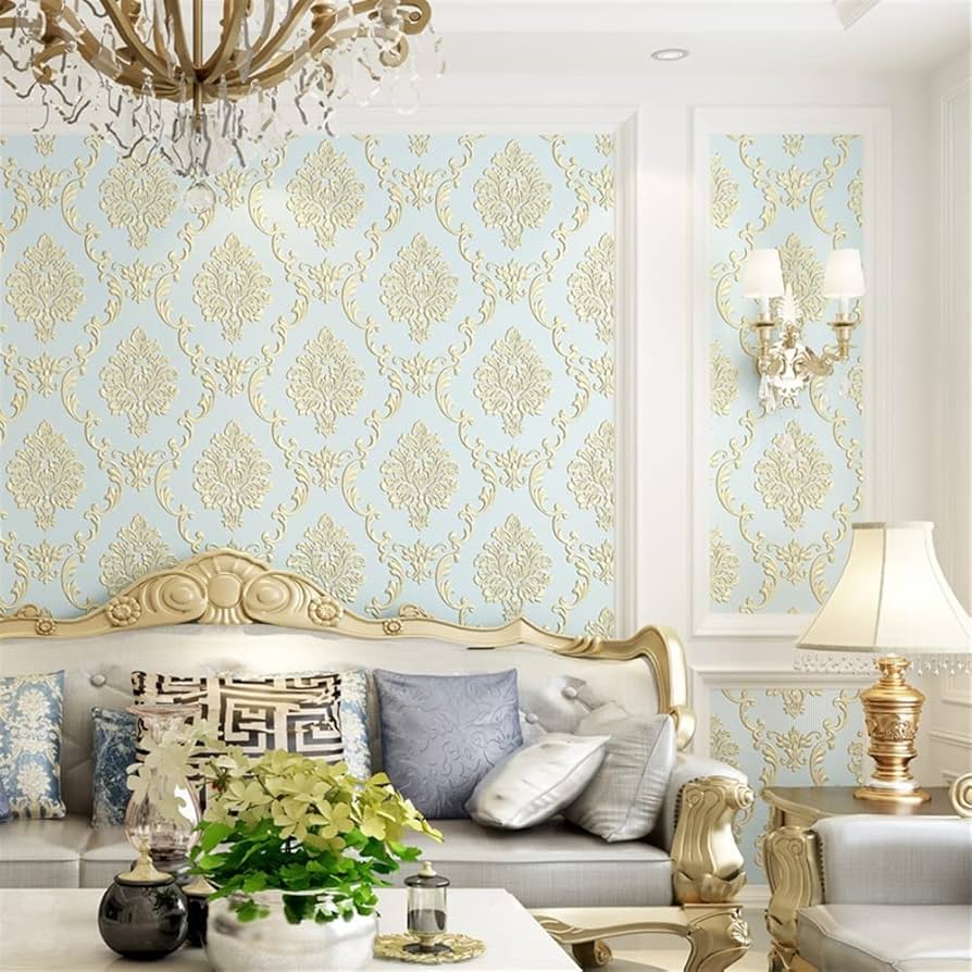 Papel de Parede Clássico Texturizado